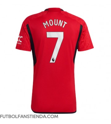 Manchester United Mason Mount #7 Primera Equipación 2023-24 Manga Corta
